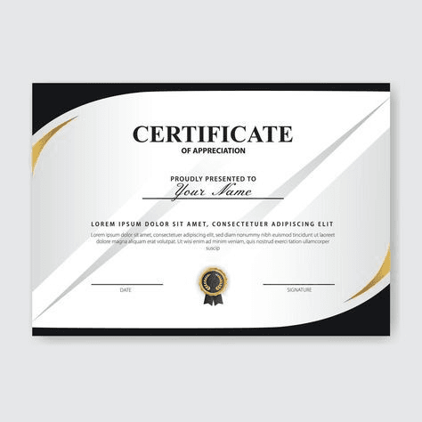 Sample Qabils certificate